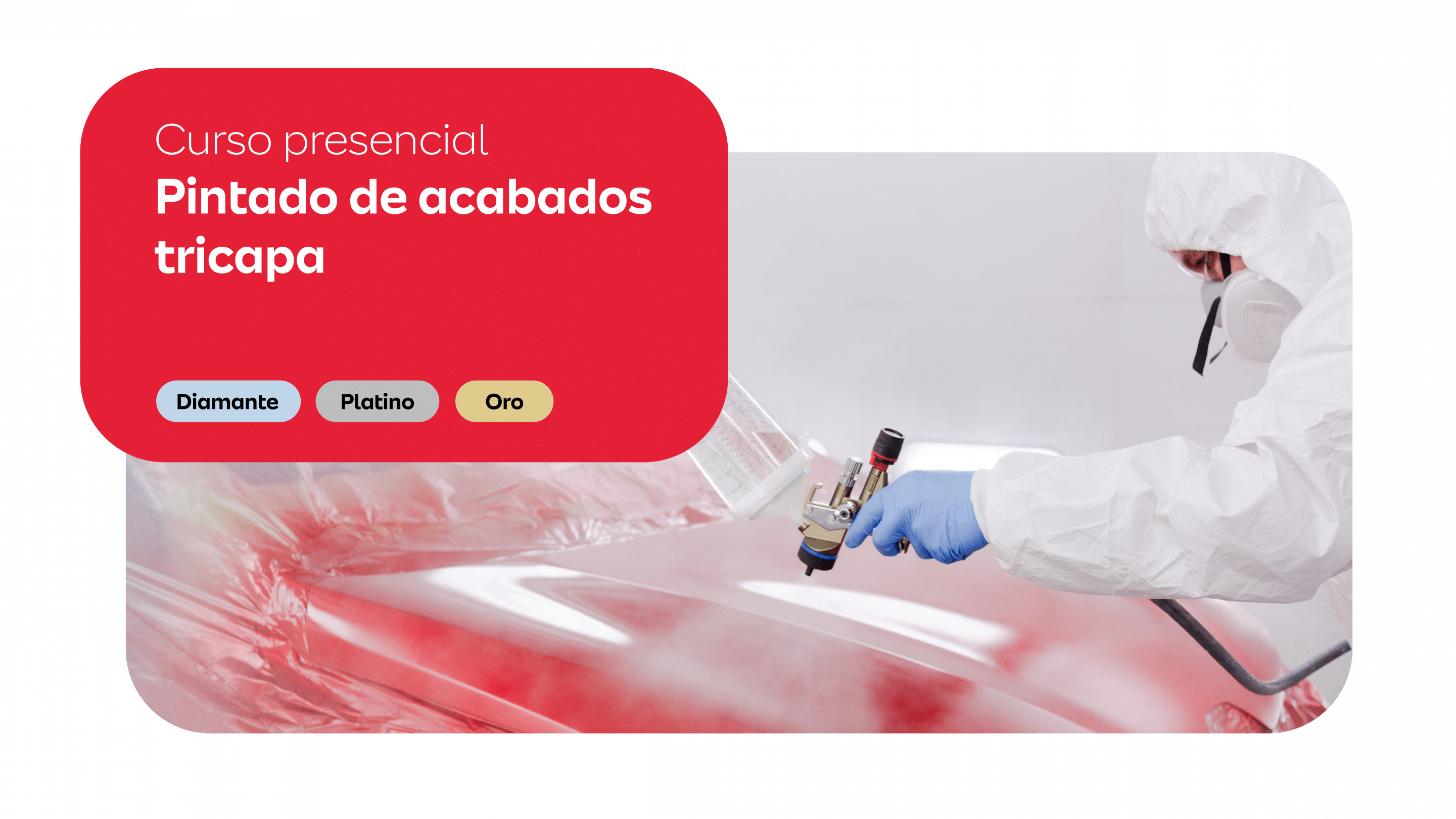 pintado de acabados tricapa